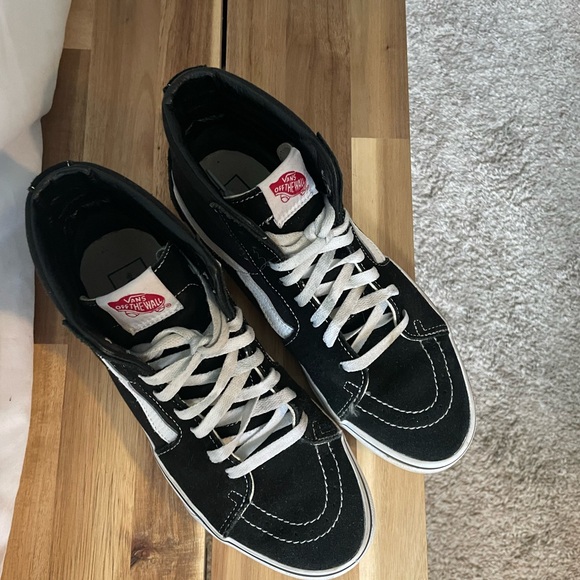 Women’s High Top Vans Size 9 - Picture 3 of 3